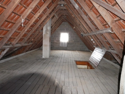 Stauraum im Spitzboden
